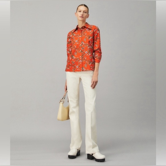 TORY BURCH Lug leather platform clogs size 8.5 - Picture 2 of 11